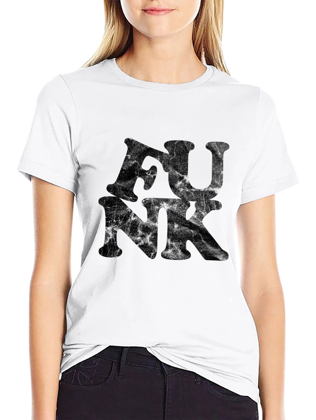 Retro Funk Graphic T-Shirt - Black Cotton Tee