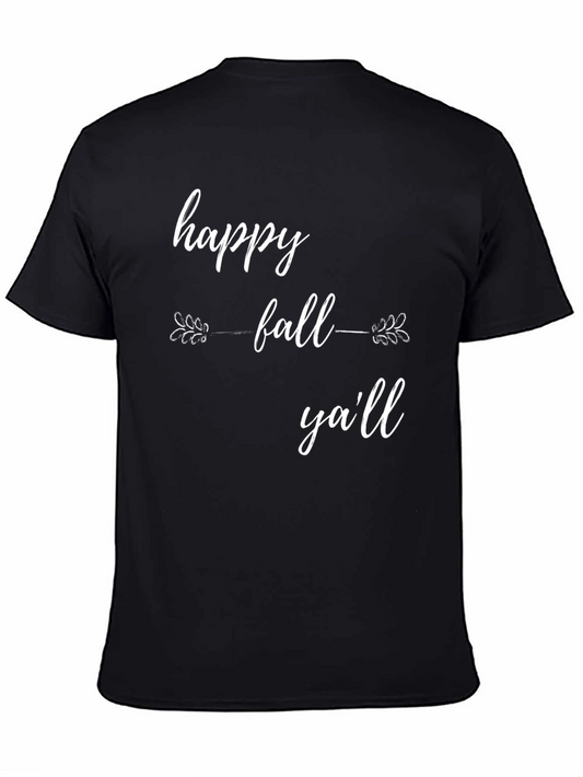 Happy Fall Yall Graphic T-Shirt
