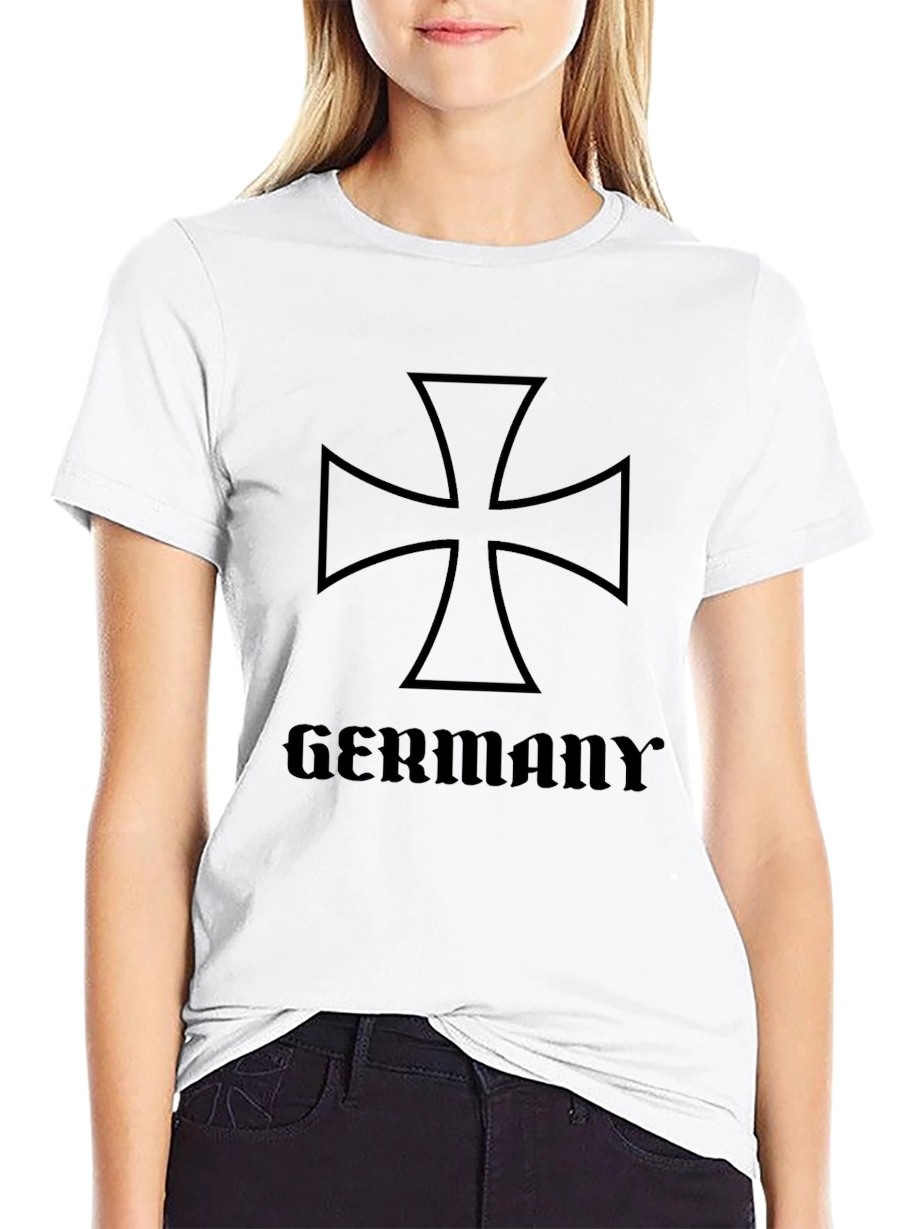 Germany Iron Cross T-Shirt - Black