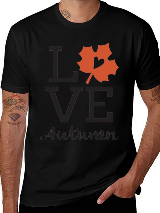 Love Autumn Graphic Tee - Fall Season Shirt