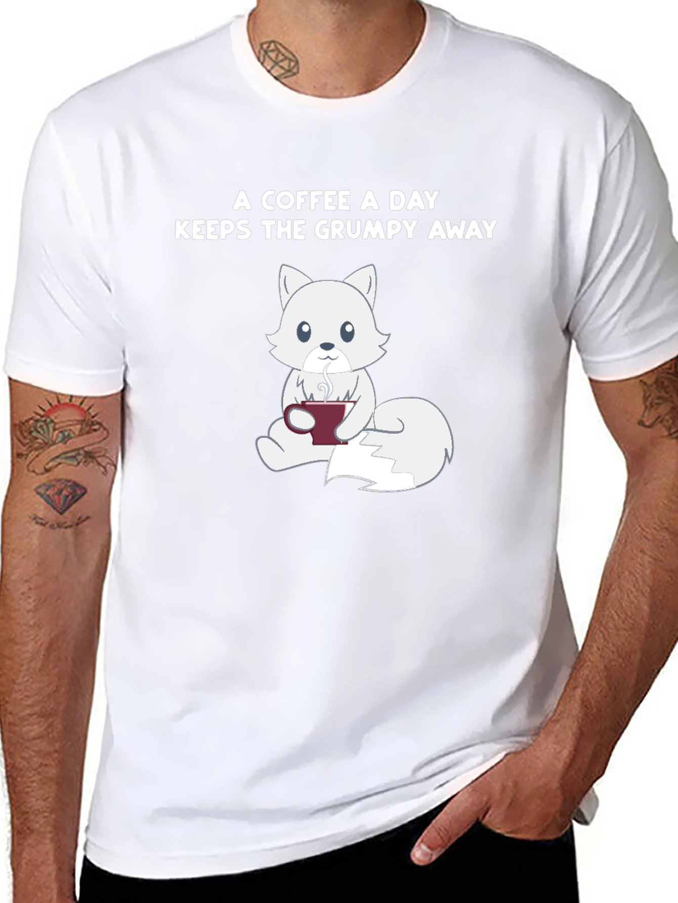Coffee A Day Grumpy Away T-Shirt