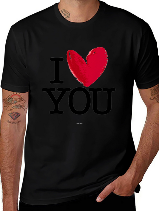 I Heart You Graphic T-Shirt - Valentines Day Tee