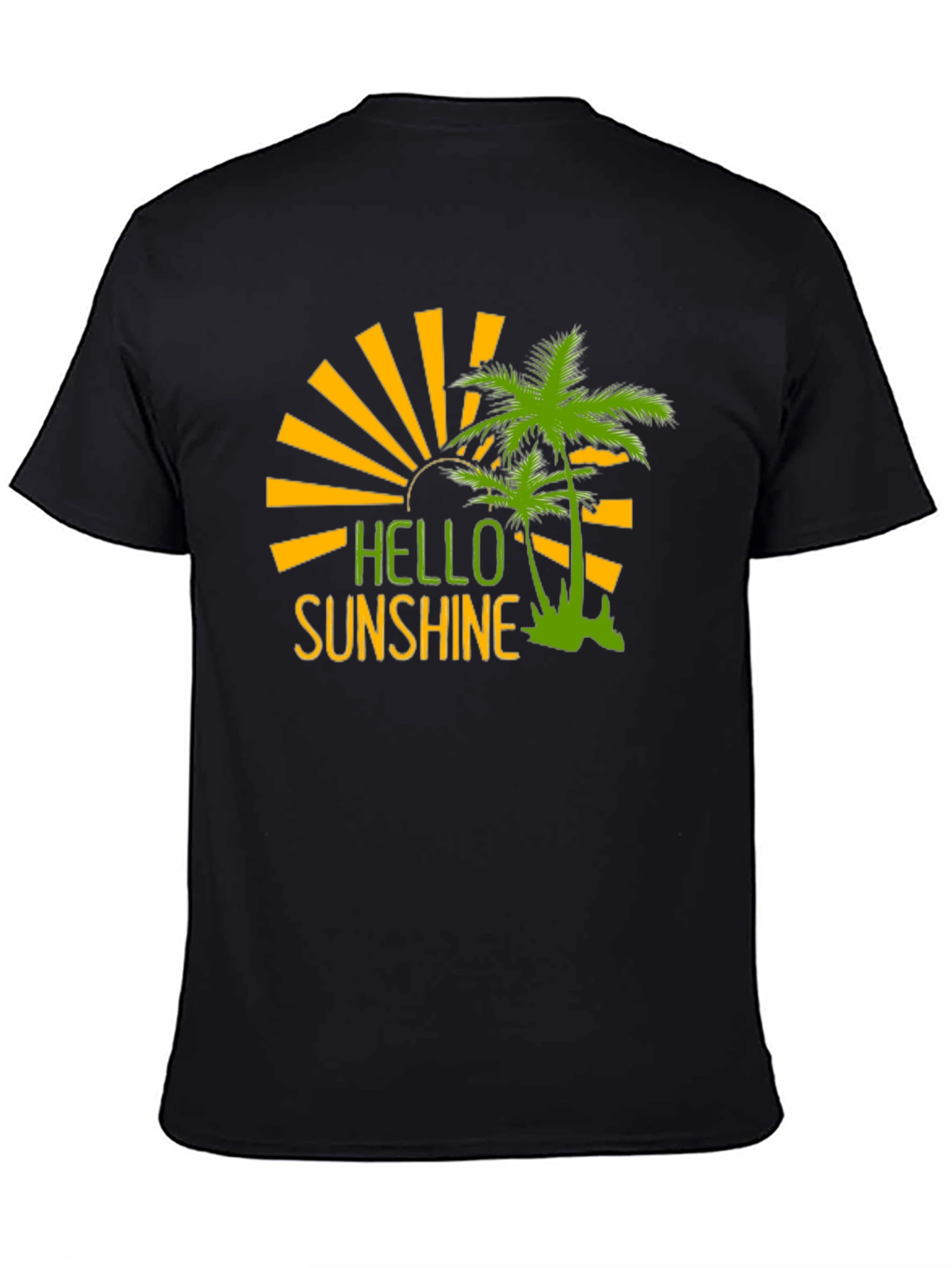 Hello Sunshine Palm Tree Graphic Tee