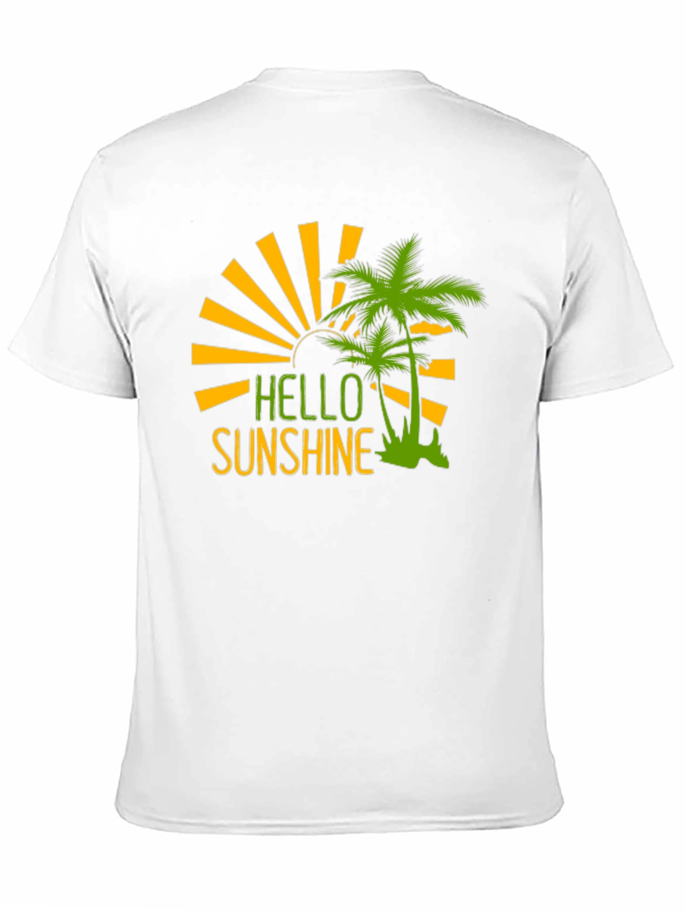Hello Sunshine Palm Tree Graphic Tee