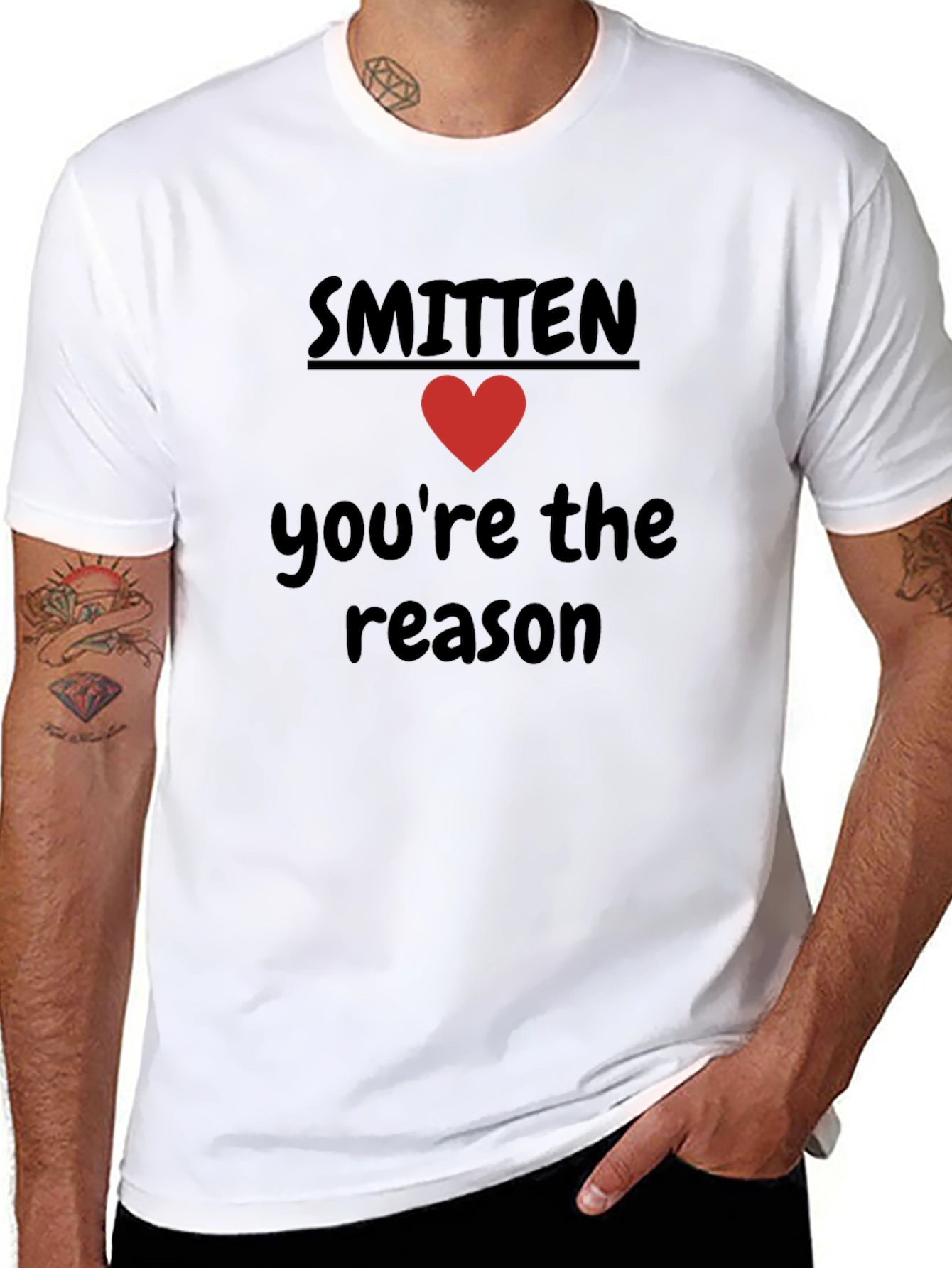 Smitten Heart Graphic Tee - Soft & Stylish