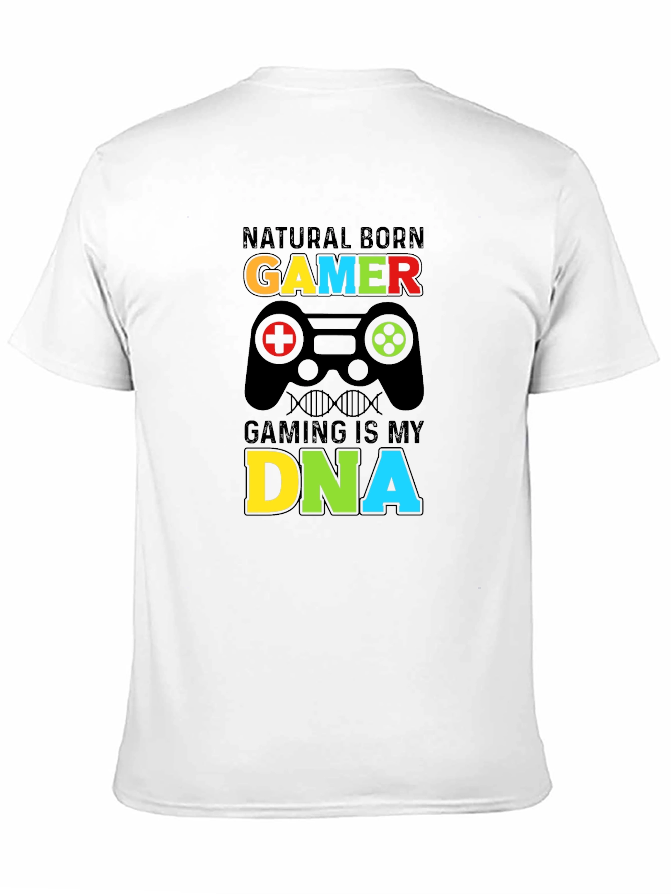 Natural Born Gamer T-Shirt - Gaming DNA