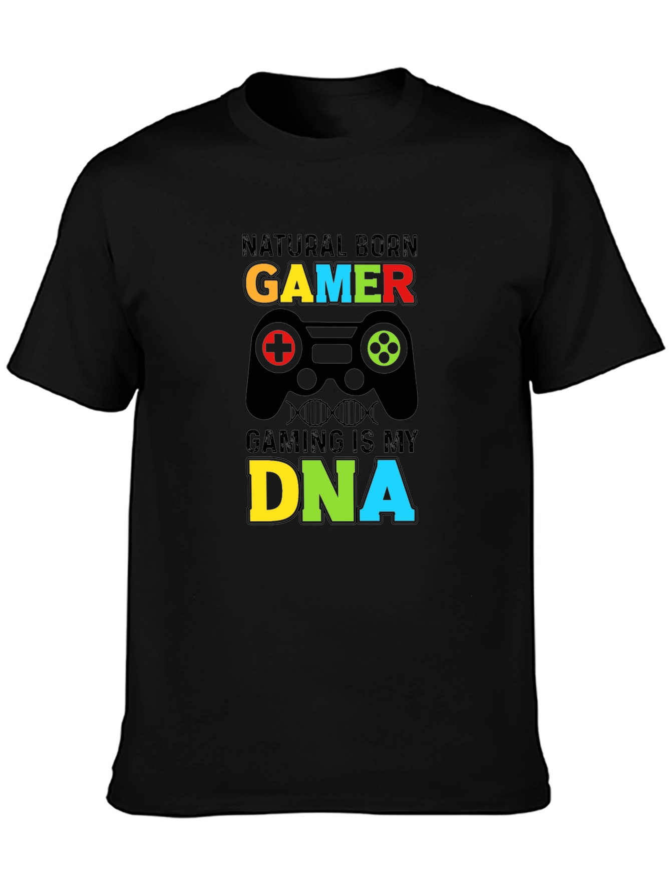 Natural Born Gamer T-Shirt - Gaming DNA