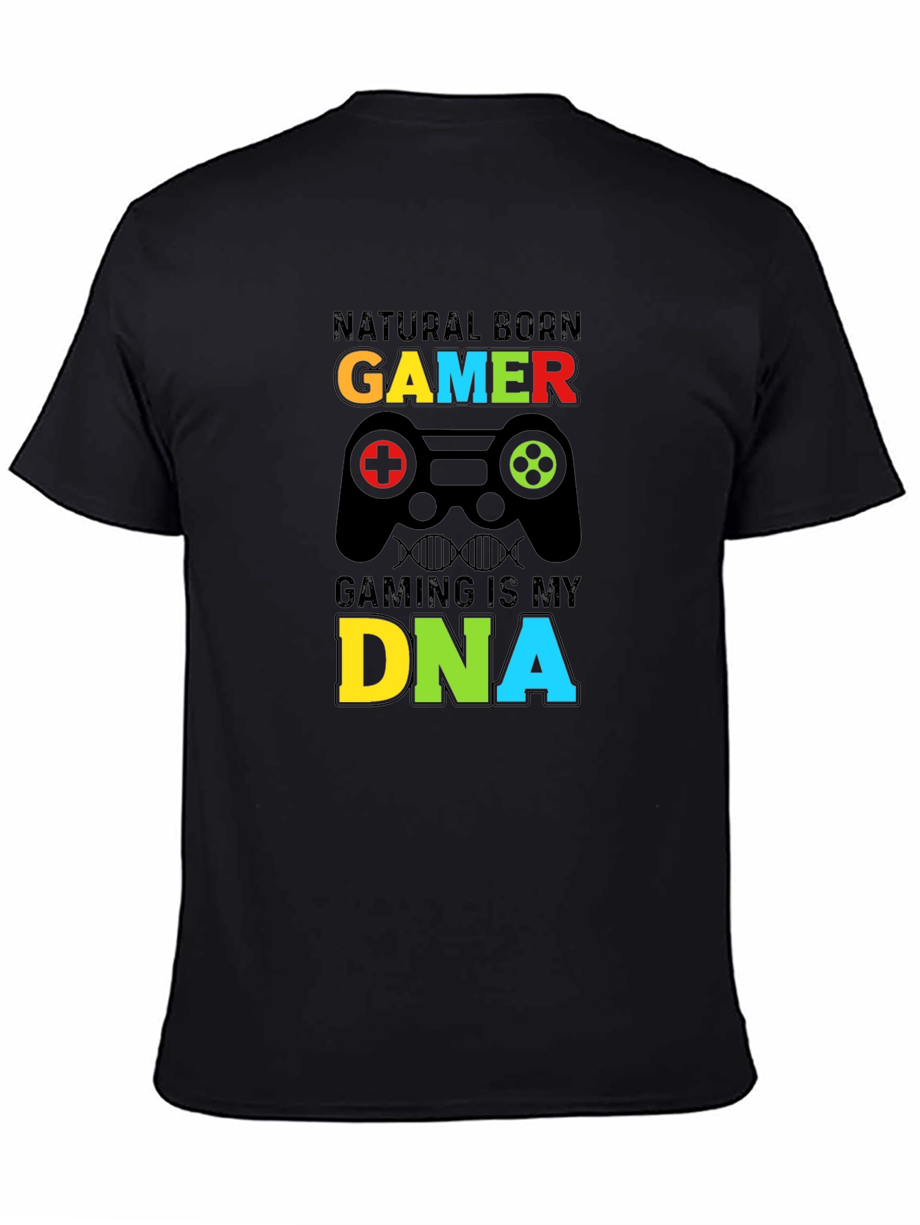 Natural Born Gamer T-Shirt - Gaming DNA
