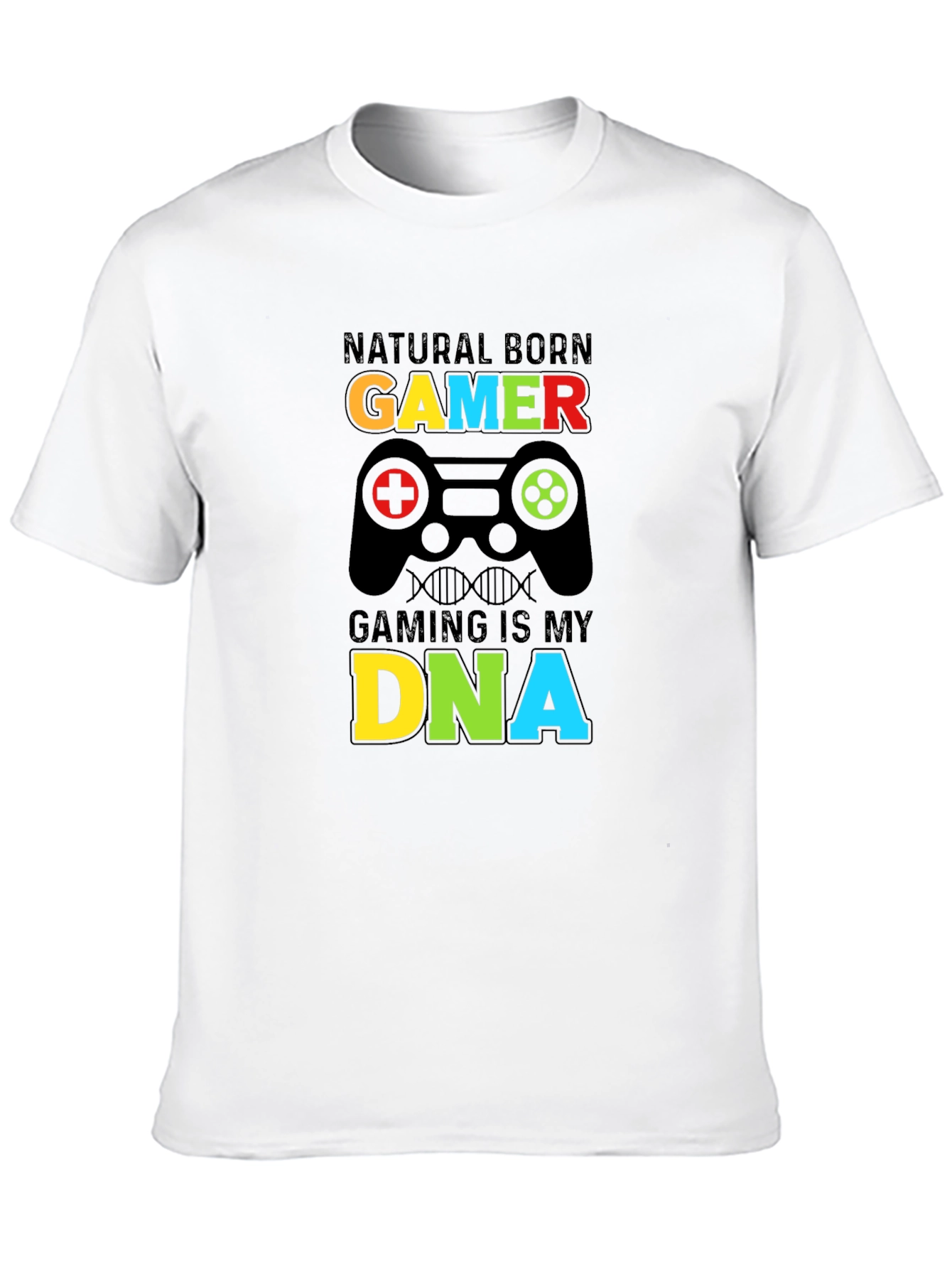 Natural Born Gamer T-Shirt - Gaming DNA