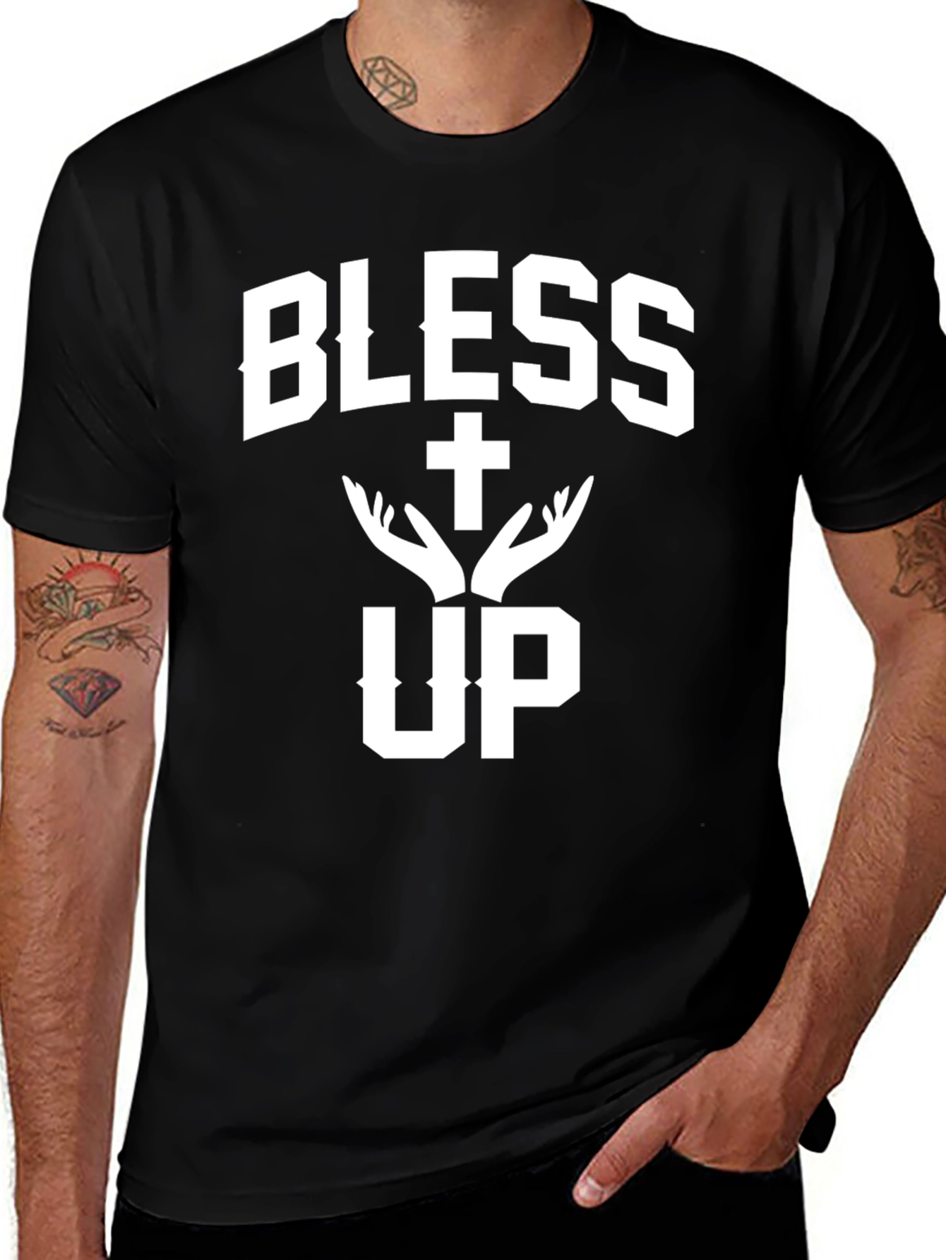 Bless Up Christian T-Shirt