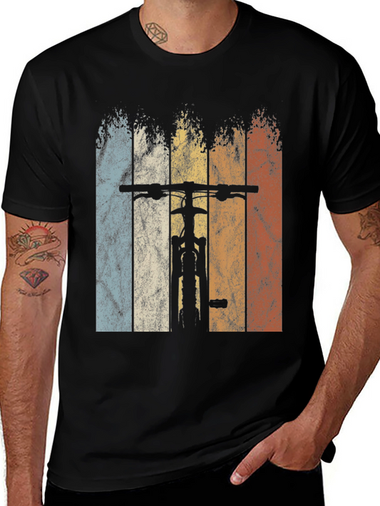 Vintage Mountain Bike Graphic Tee - Retro Cycling Shirt