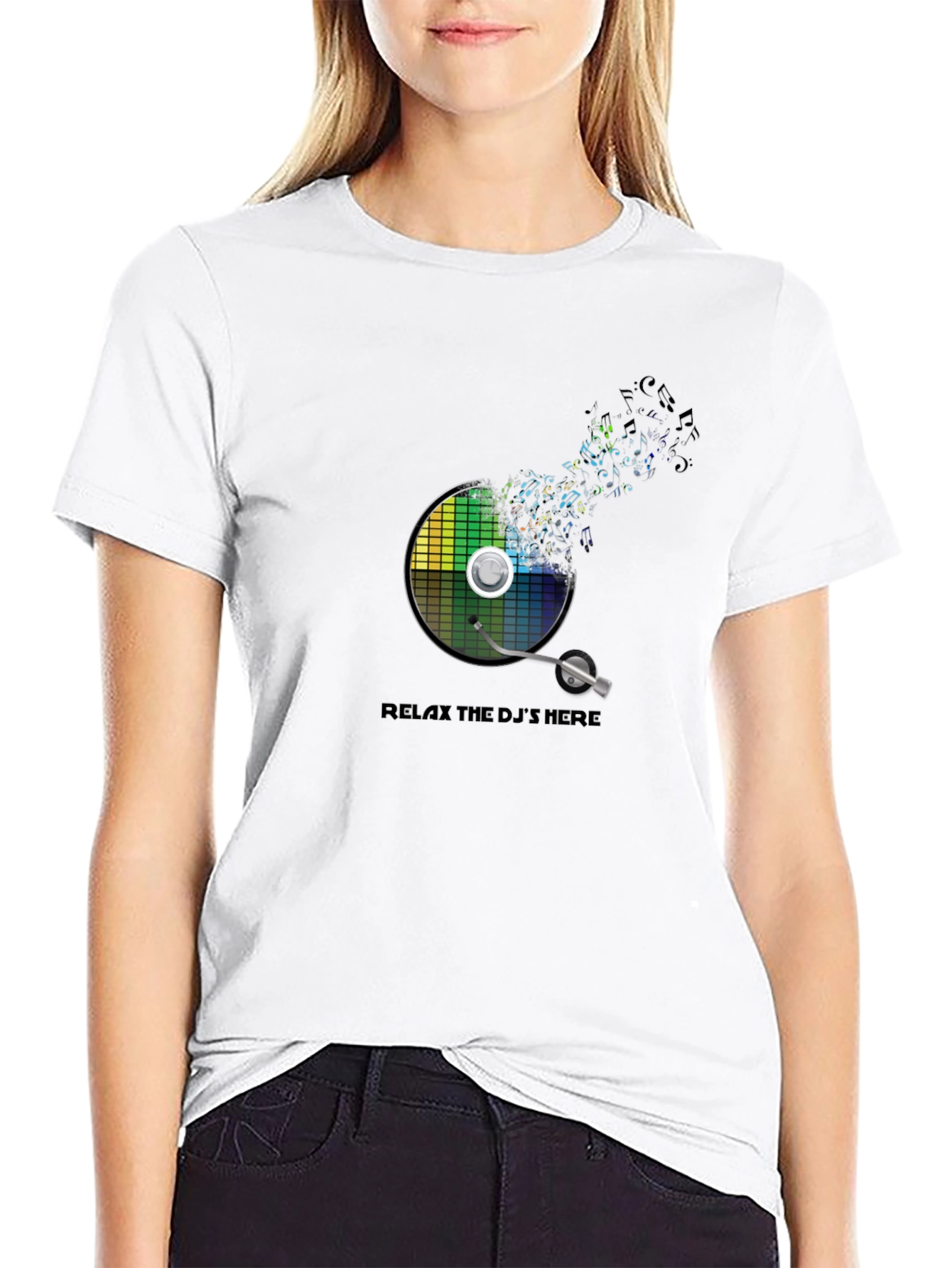 DJs Here Graphic Tee - Music Lovers T-Shirt