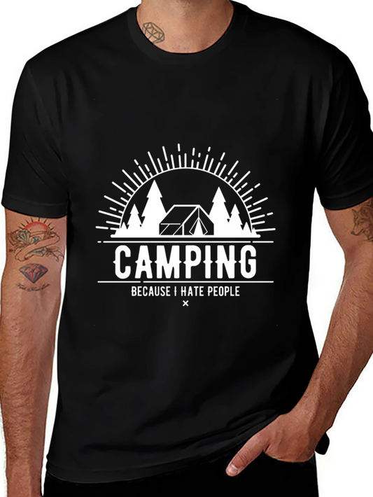 Camping Because I Hate People T-Shirt