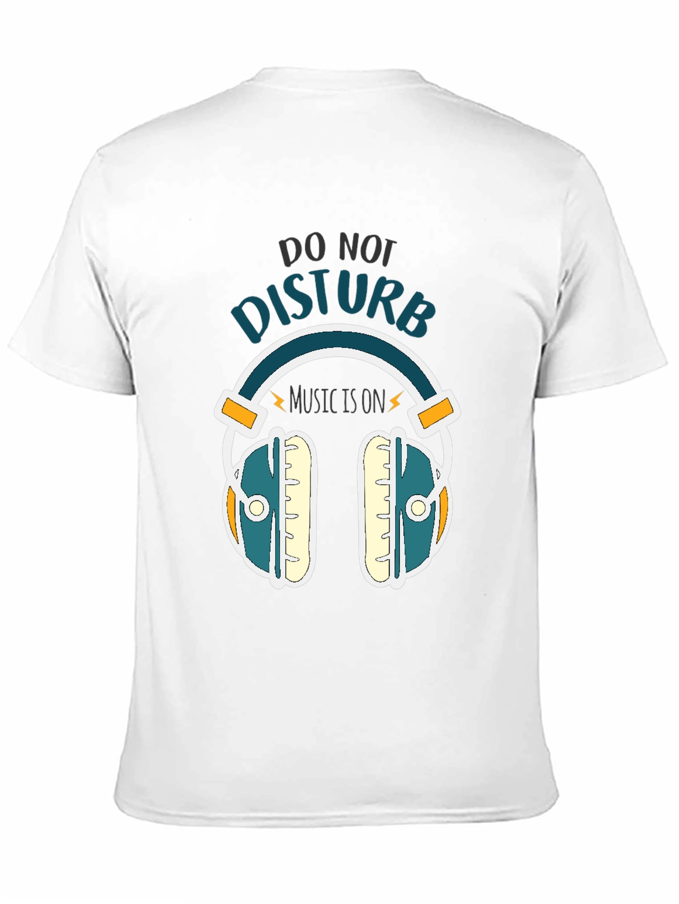 Do Not Disturb Music On Graphic Tee
