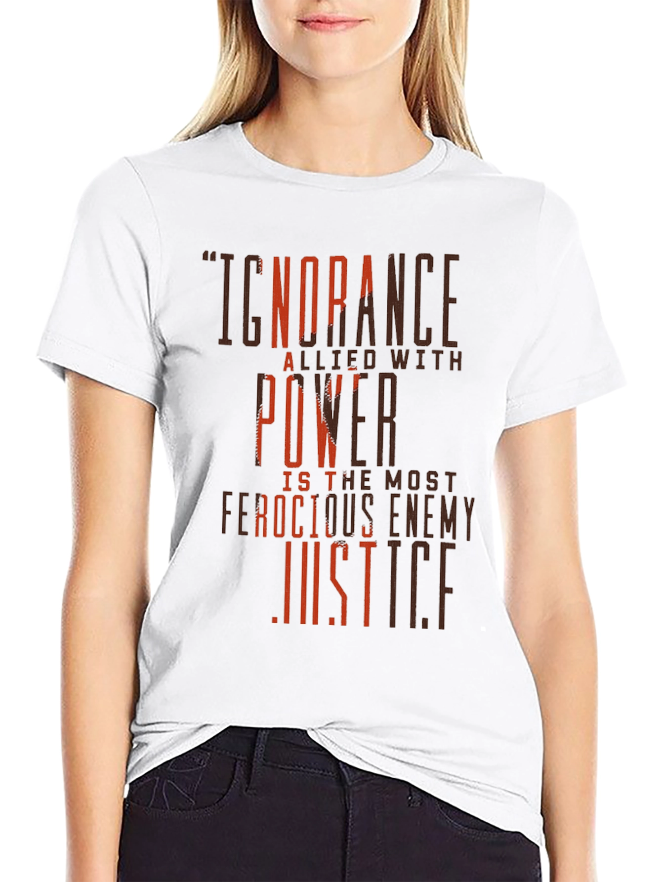 Ignorance Allied T-Shirt: Ferocious Enemy of Justice