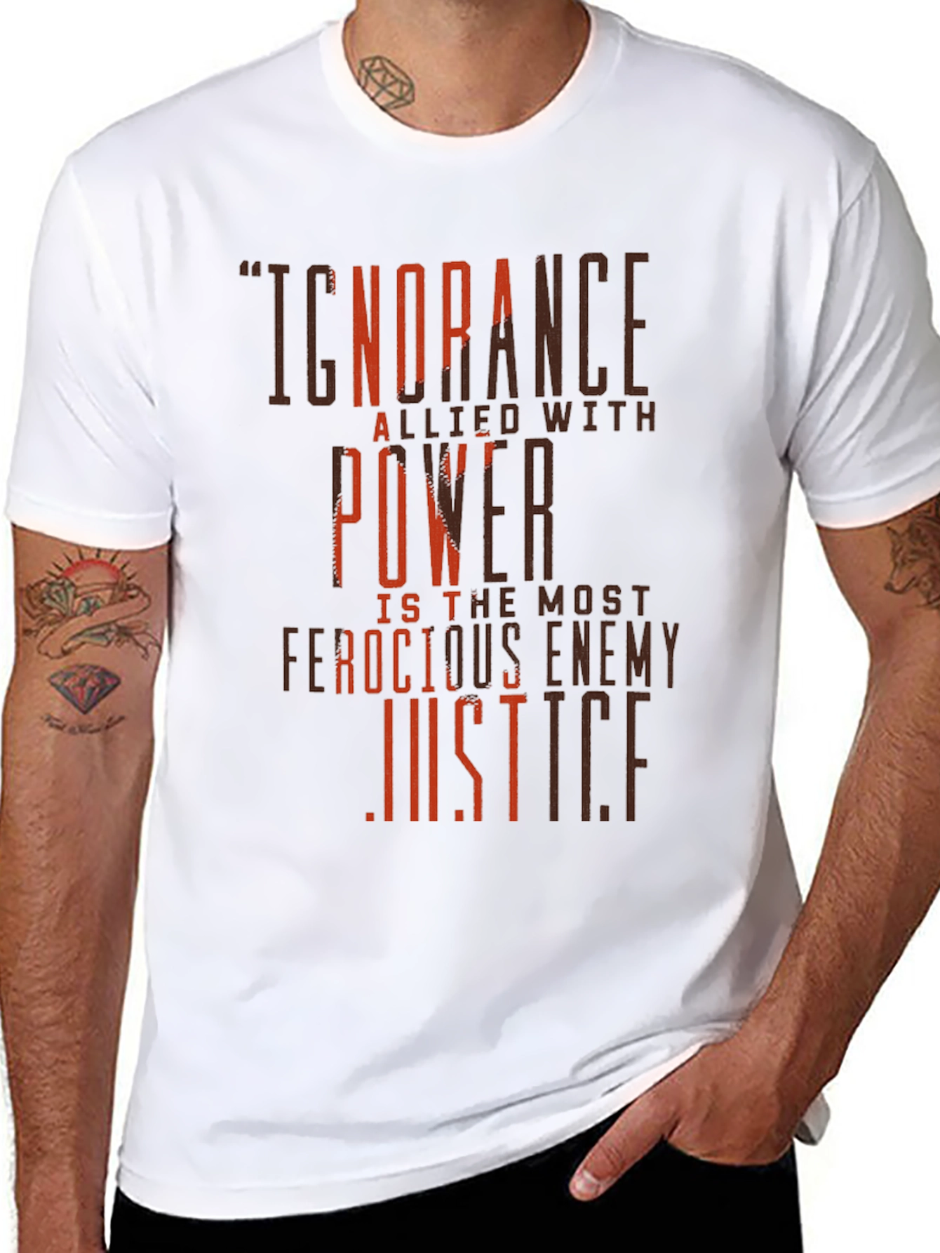 Ignorance Allied T-Shirt: Ferocious Enemy of Justice