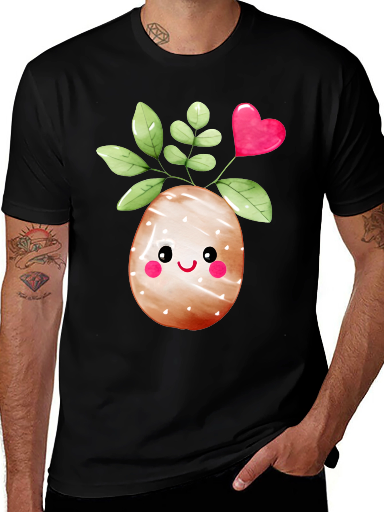 Cute Easter Egg Plant Graphic Tee