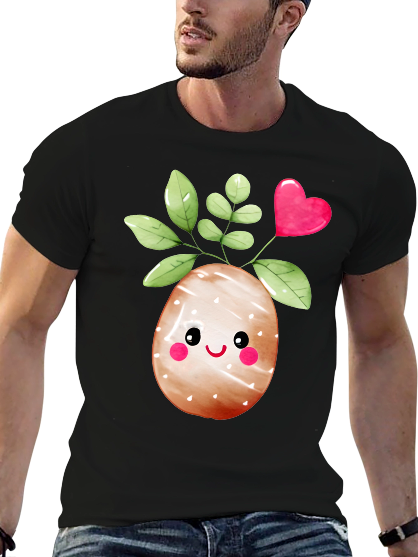 Cute Easter Egg Plant Graphic Tee