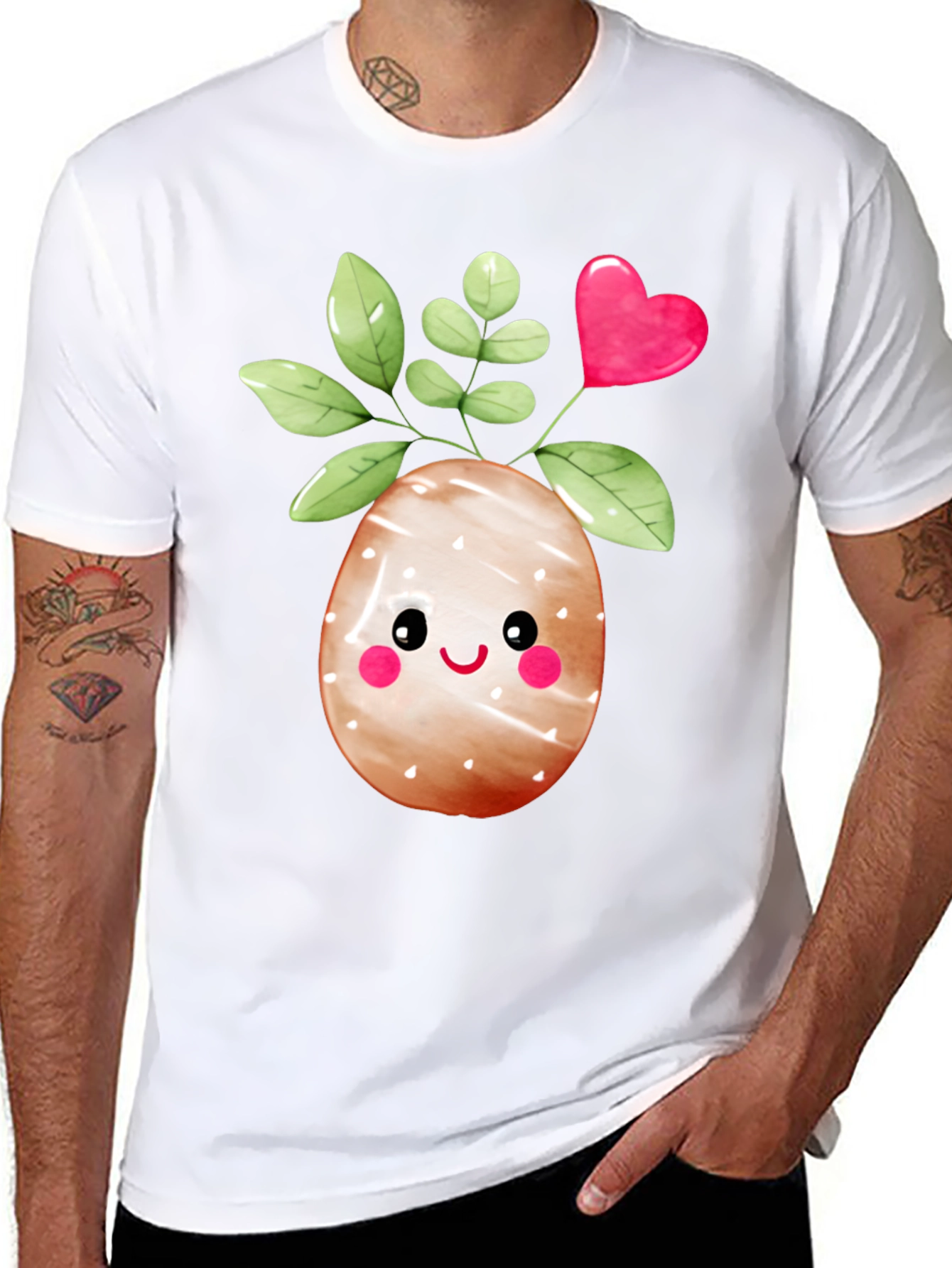 Cute Easter Egg Plant Graphic Tee