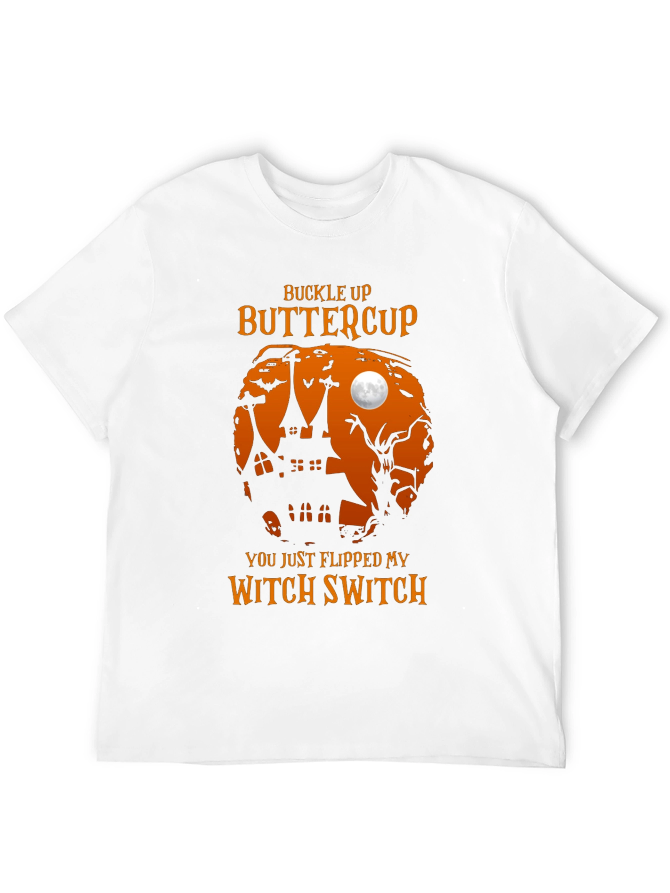 Buckle Up Buttercup Witch Halloween T-Shirt