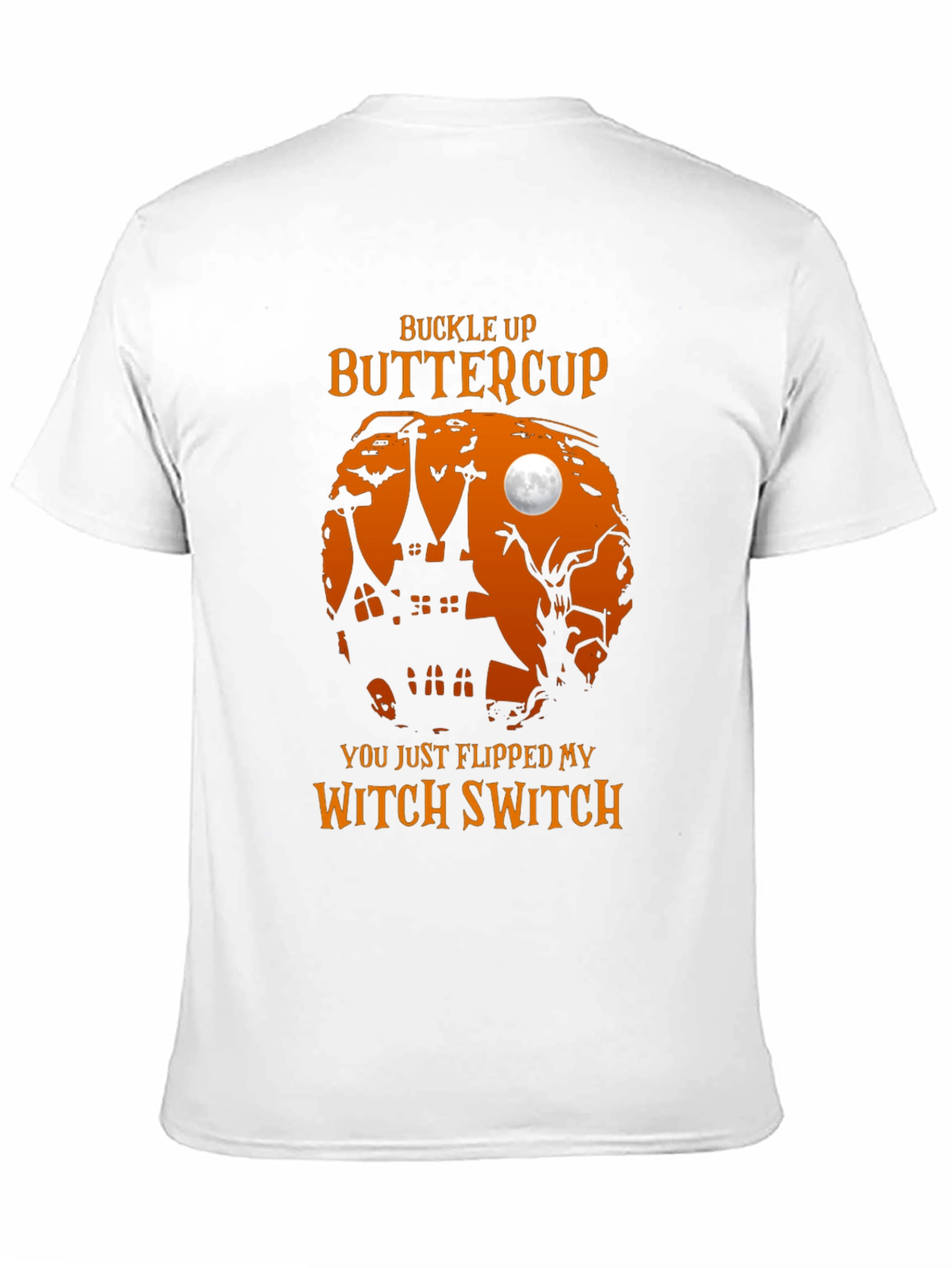 Buckle Up Buttercup Witch Halloween T-Shirt