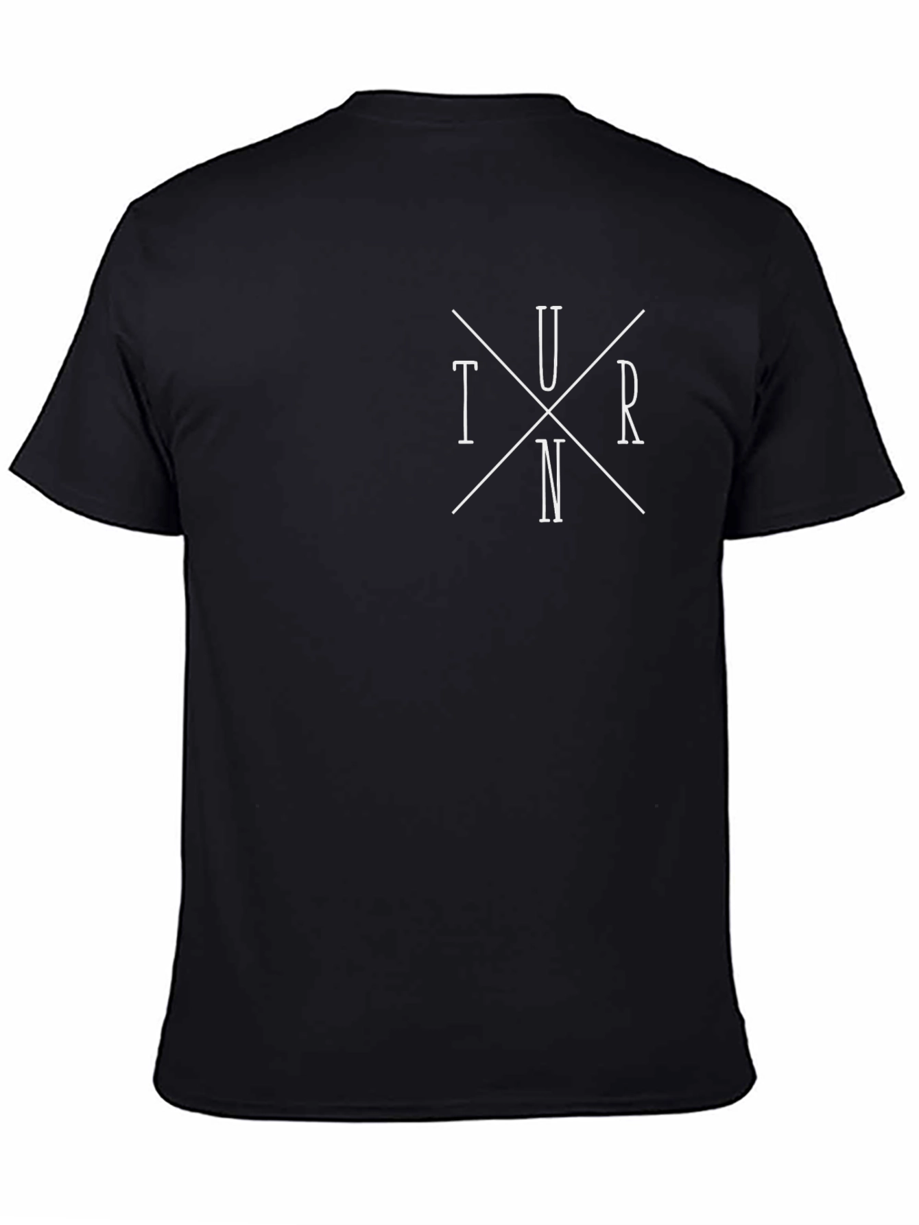 Turn Graphic T-Shirt - Classic Black Tee