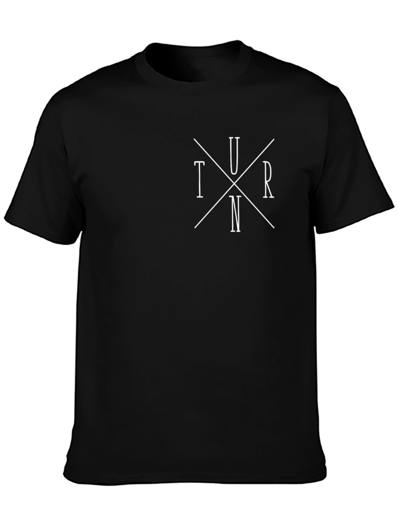 Turn Graphic T-Shirt - Classic Black Tee