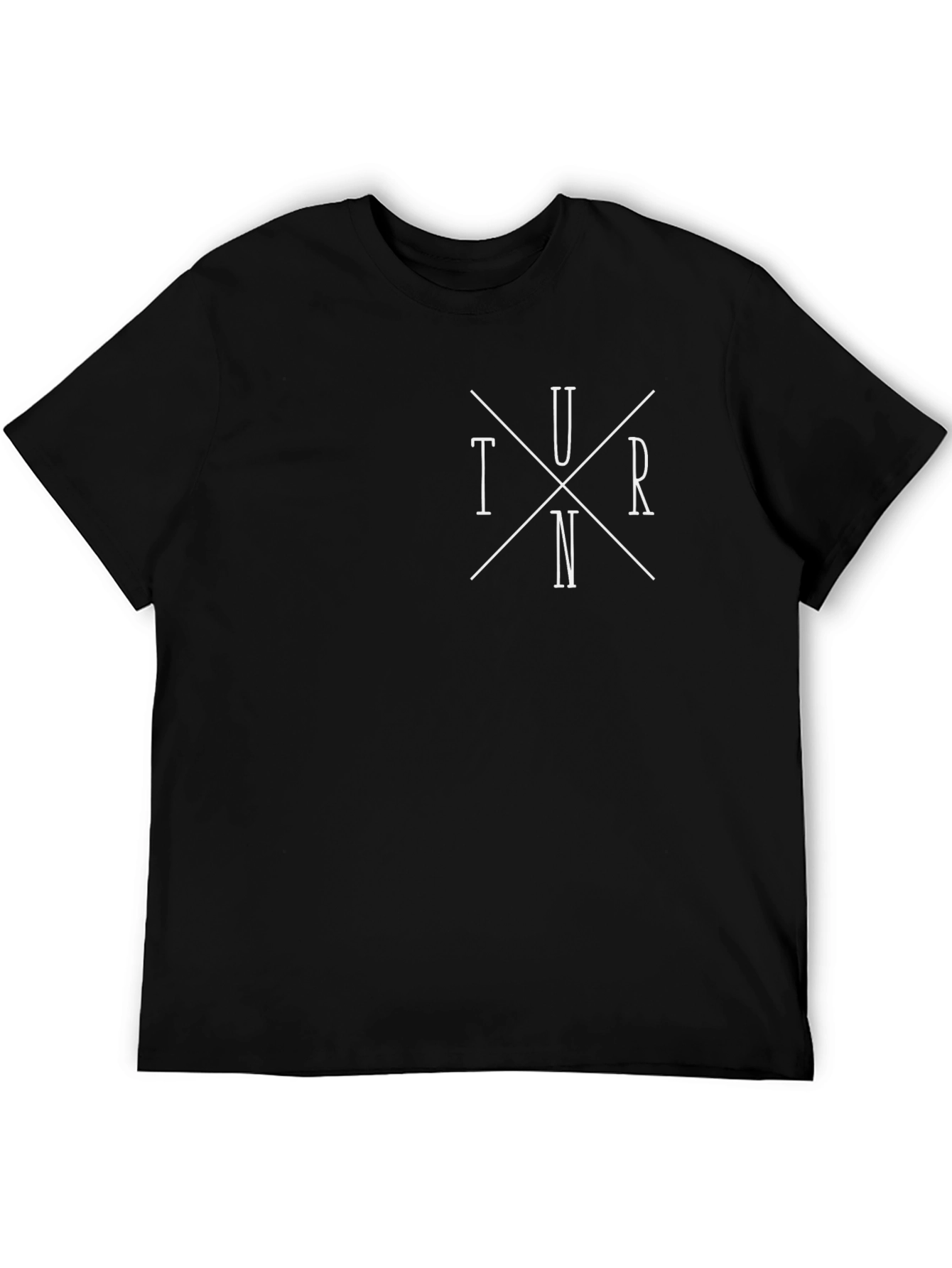 Turn Graphic T-Shirt - Classic Black Tee