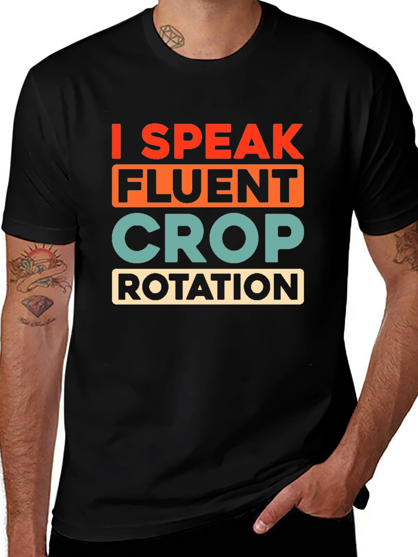 Funny Crop Rotation T-Shirt for Farmers