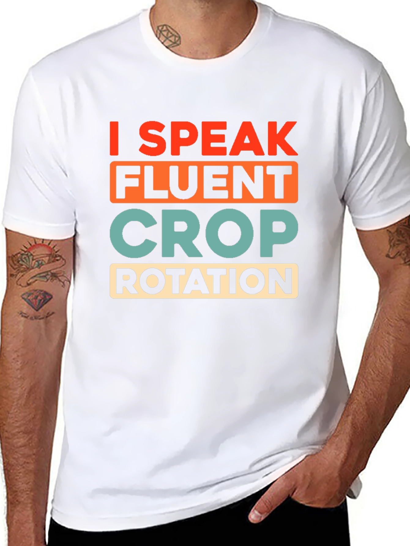 Funny Crop Rotation T-Shirt for Farmers