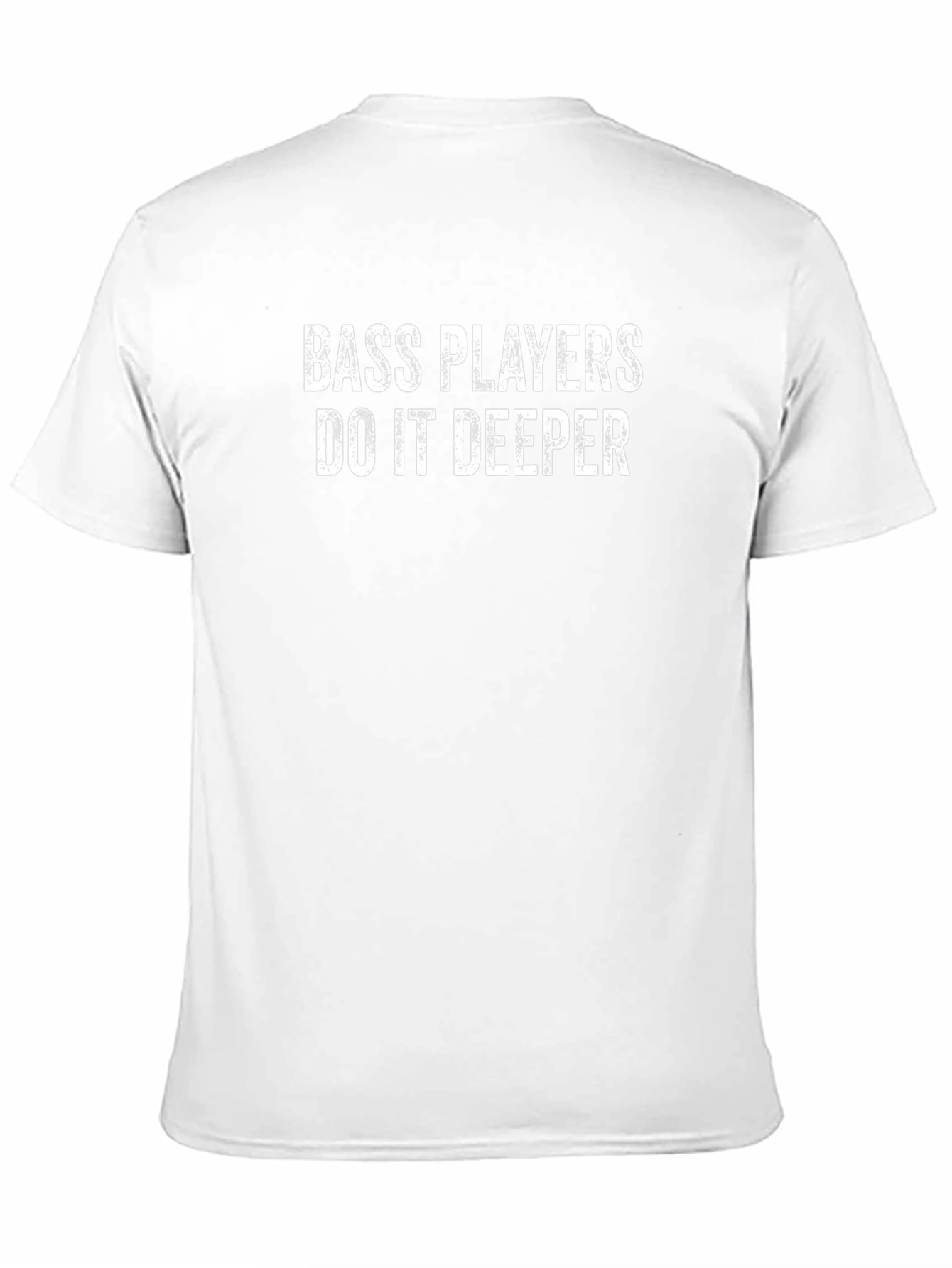 Bass Players Do It Deeper Black T-Shirt