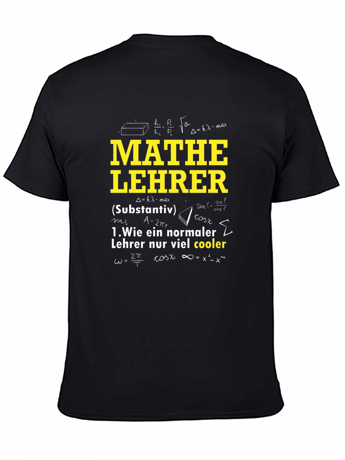 Mathe Lehrer T-Shirt - Cool Math Teacher Tee