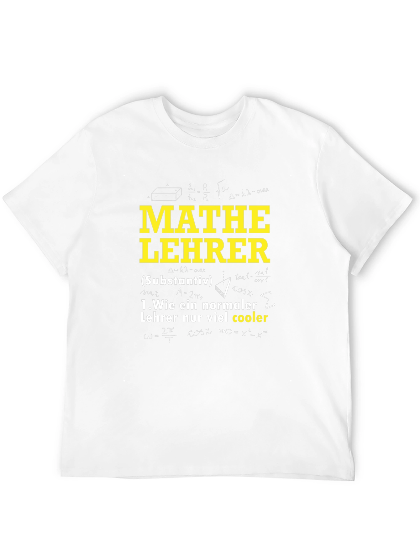 Mathe Lehrer T-Shirt - Cool Math Teacher Tee