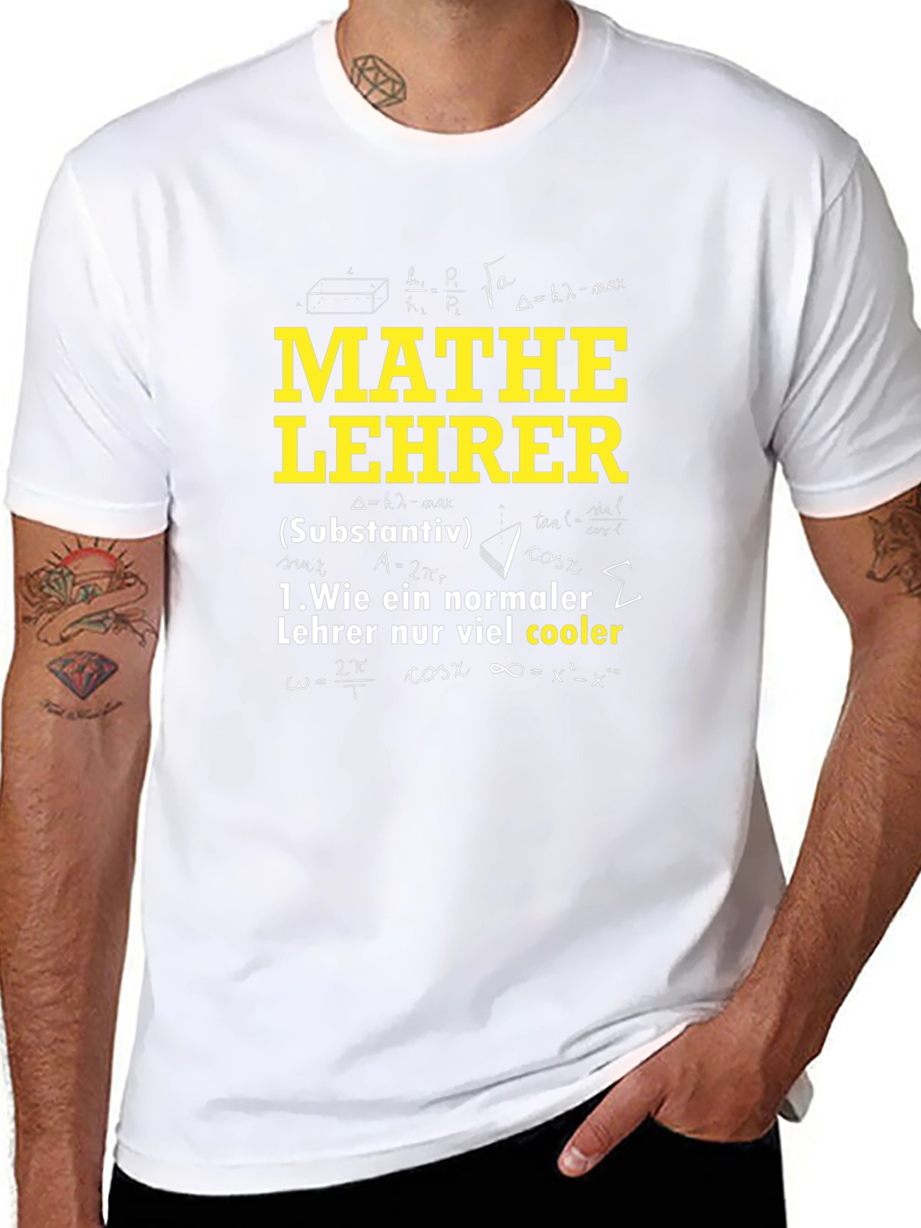 Mathe Lehrer T-Shirt - Cool Math Teacher Tee