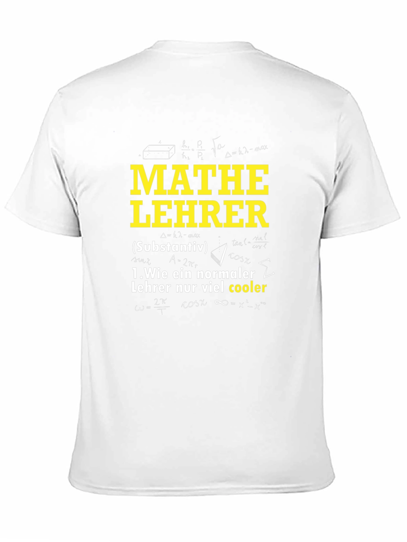 Mathe Lehrer T-Shirt - Cool Math Teacher Tee