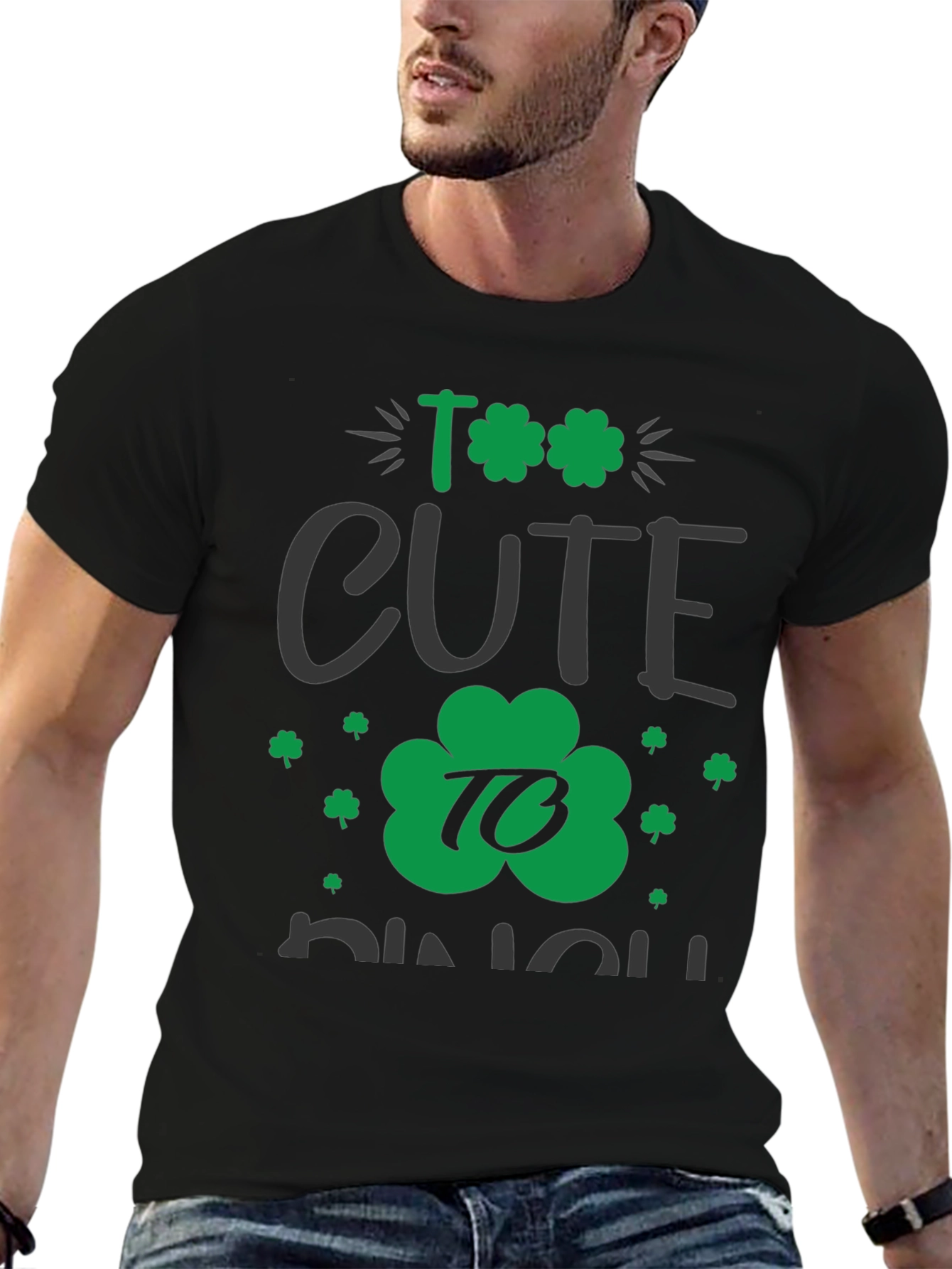 Too Cute To Pinch St. Patricks Day Graphic Tee