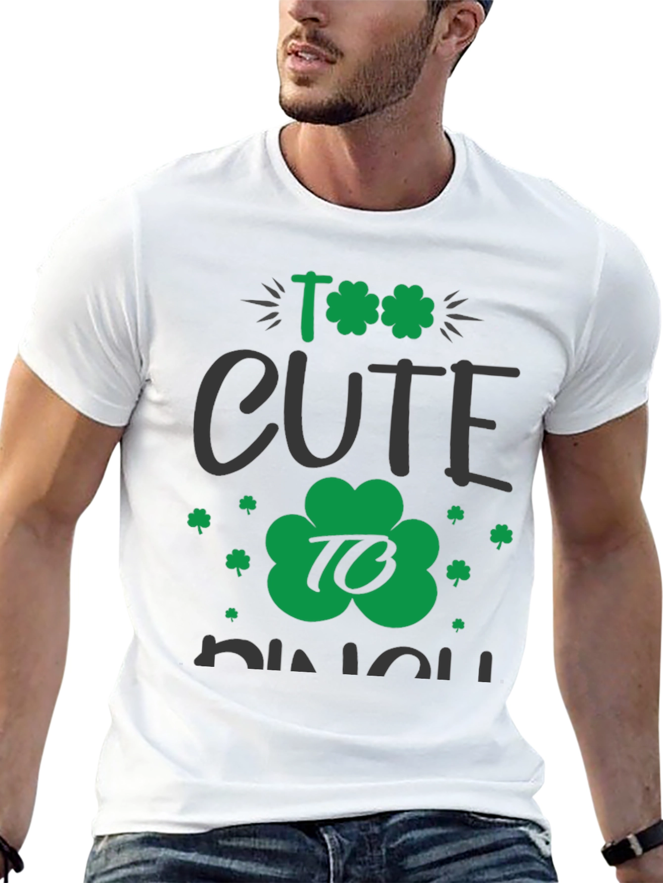 Too Cute To Pinch St. Patricks Day Graphic Tee