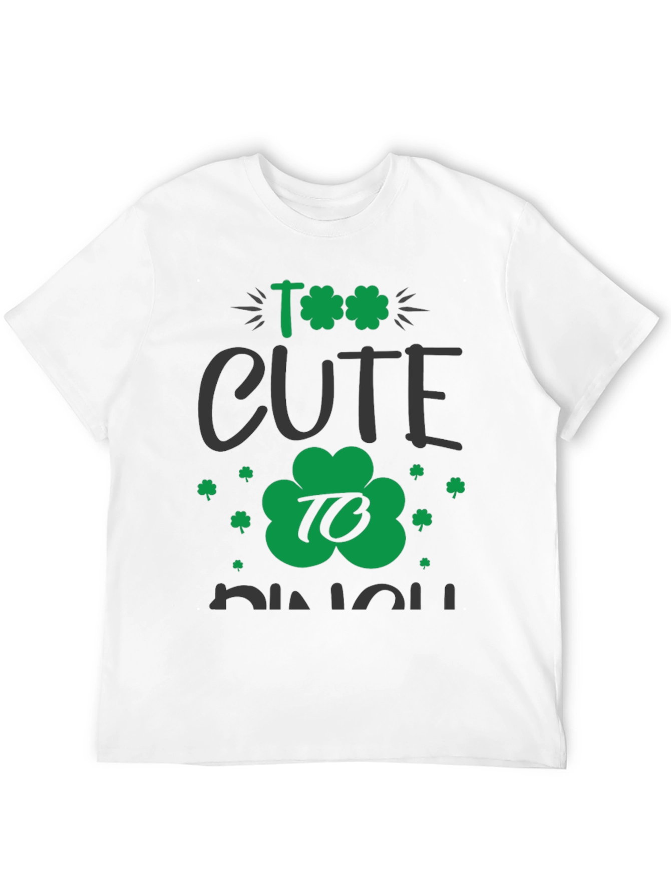 Too Cute To Pinch St. Patricks Day Graphic Tee
