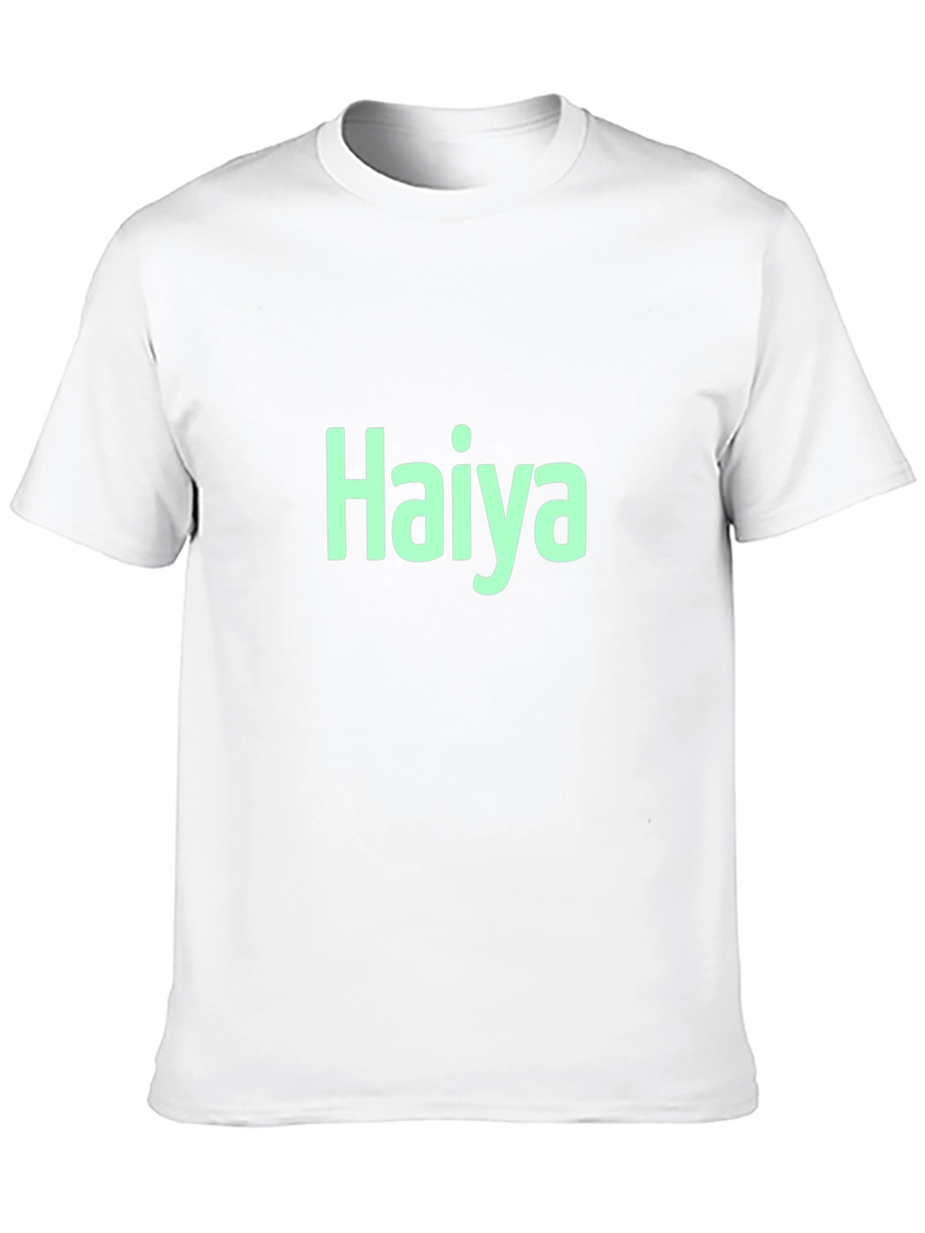 Haiya T-Shirt - Black Crew Neck