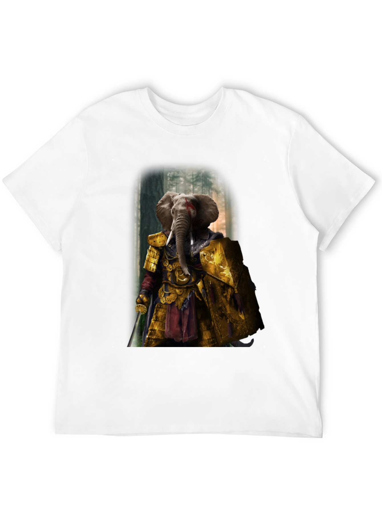 Elephant Knight T-Shirt - Unique Graphic Tee