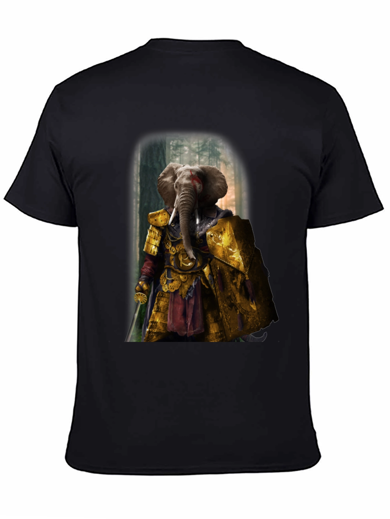 Elephant Knight T-Shirt - Unique Graphic Tee