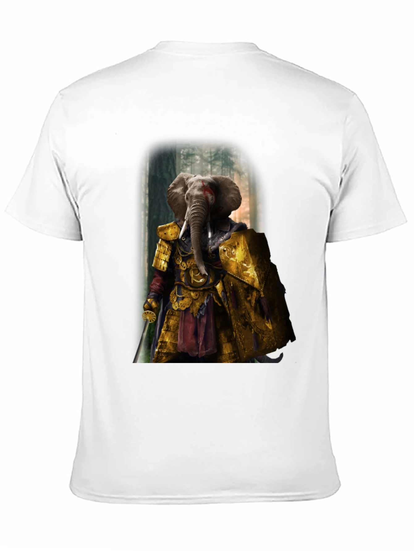 Elephant Knight T-Shirt - Unique Graphic Tee