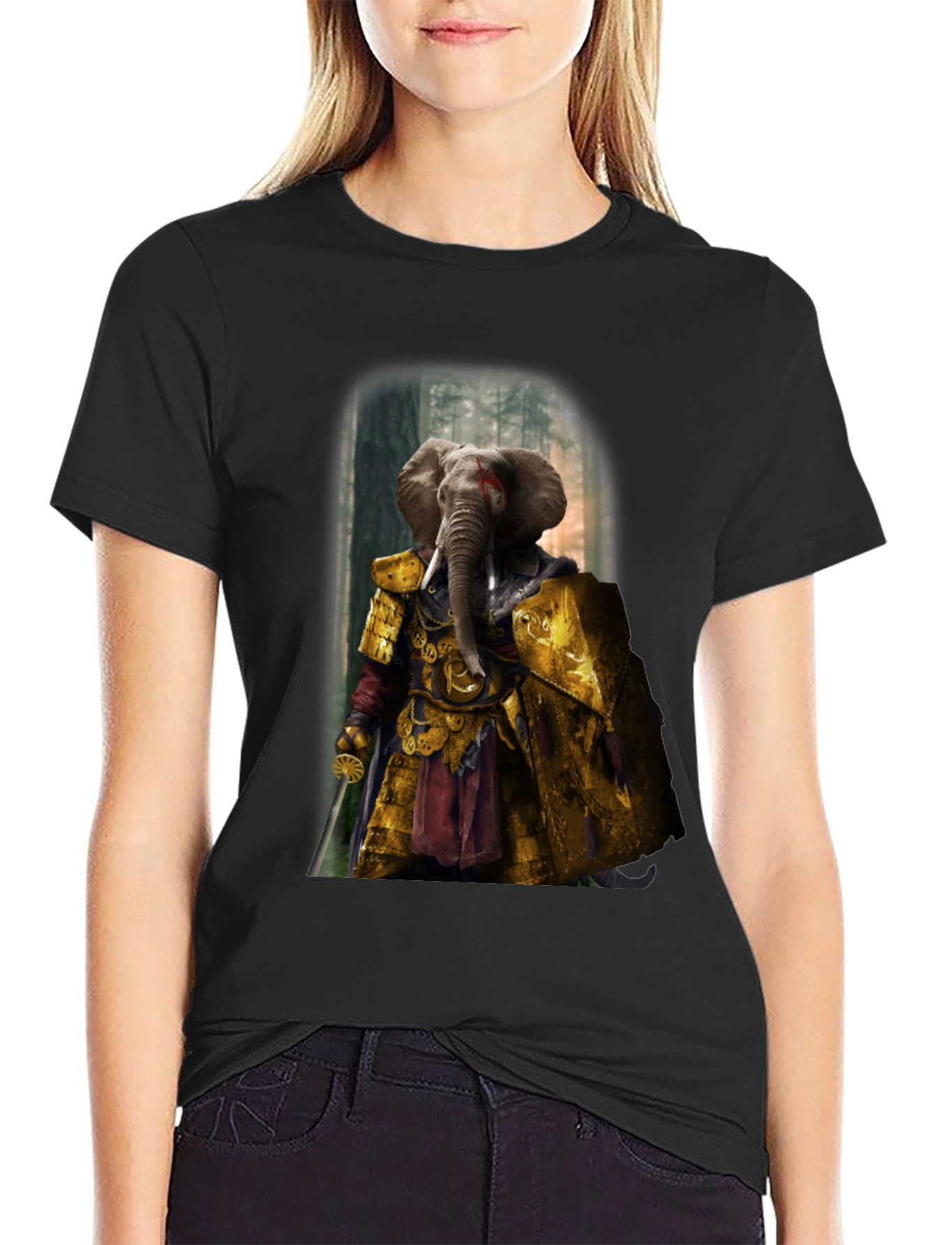 Elephant Knight T-Shirt - Unique Graphic Tee