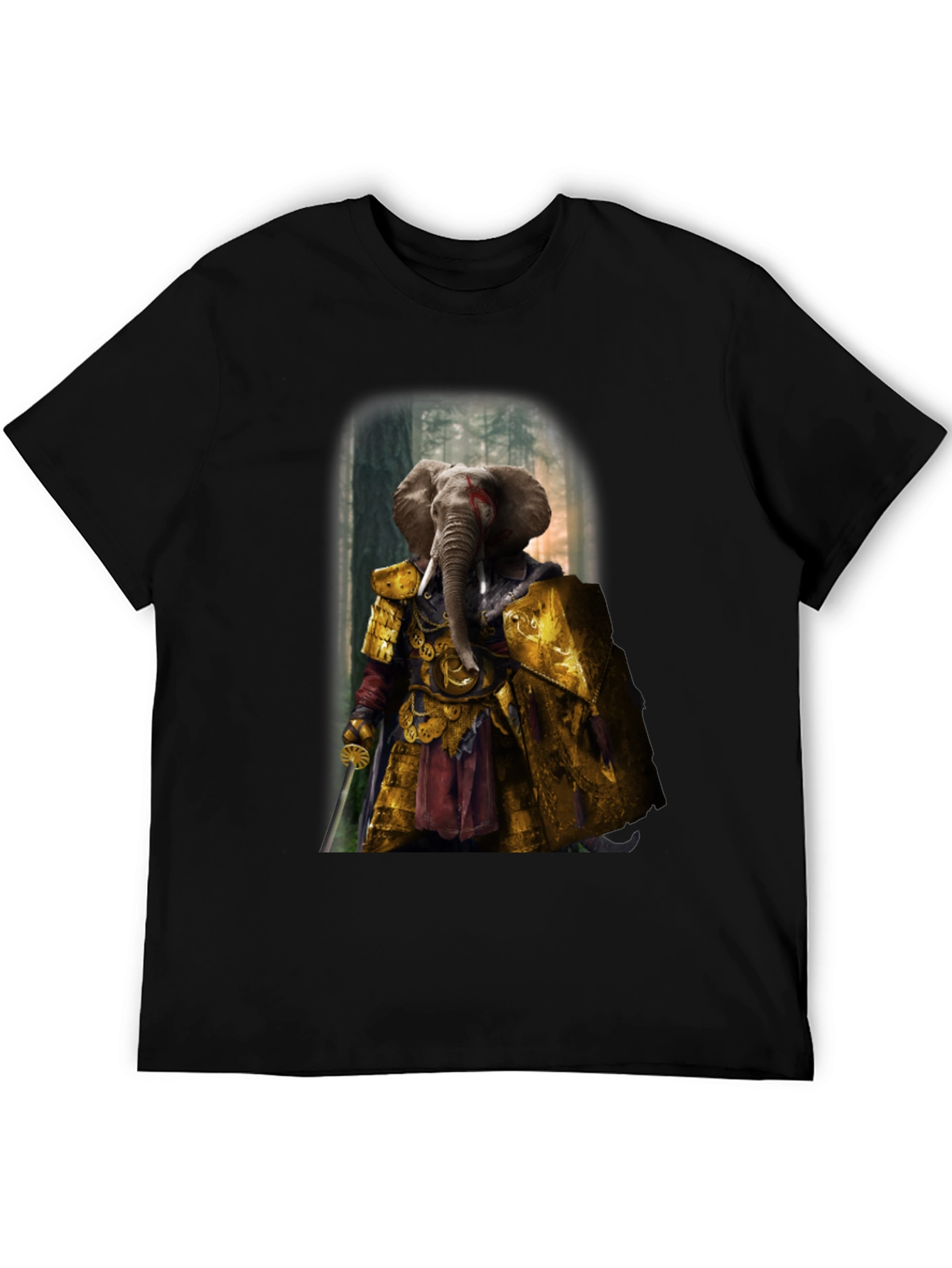 Elephant Knight T-Shirt - Unique Graphic Tee