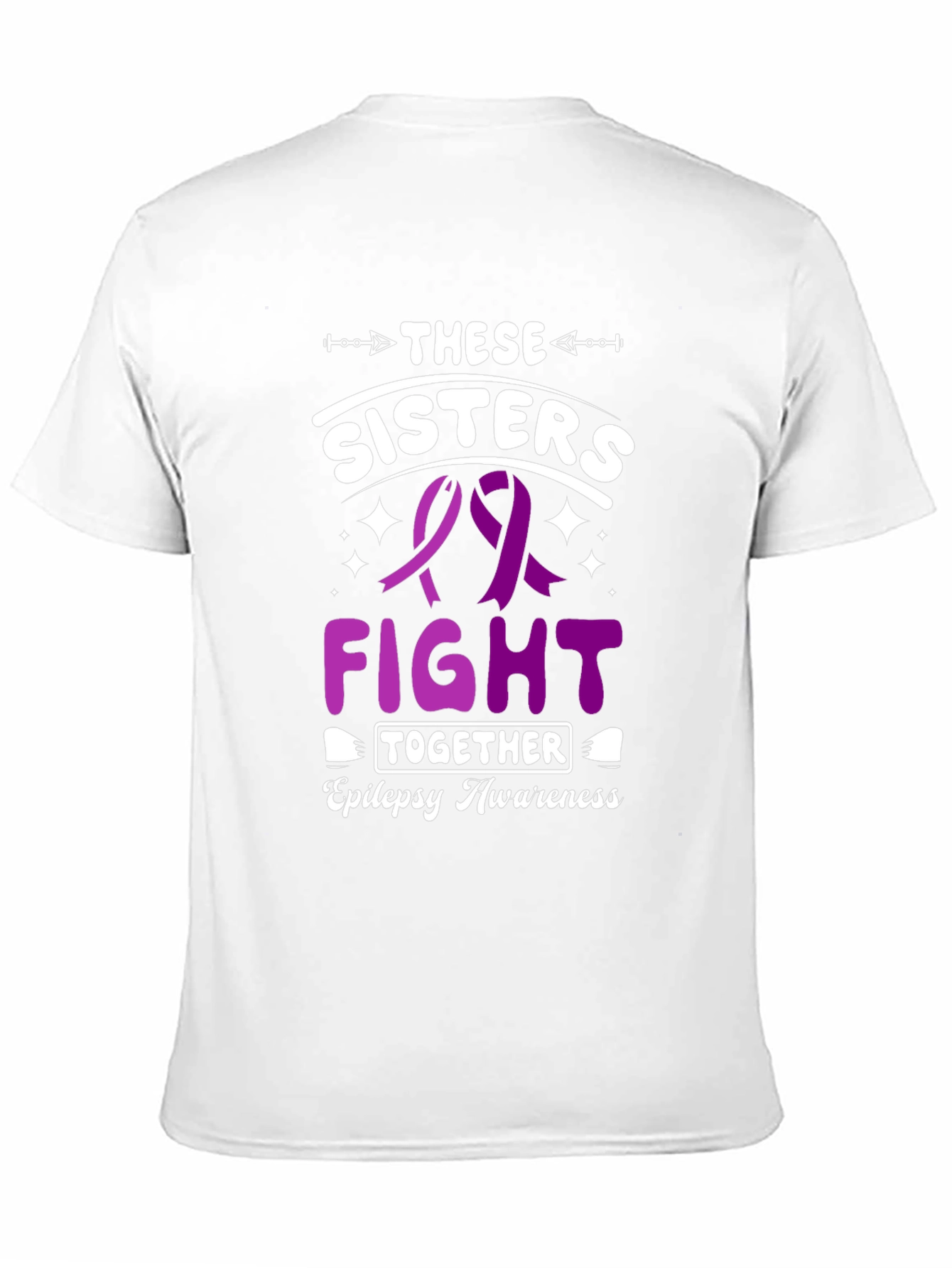 Epilepsy Awareness Sisters Fight Together T-Shirt