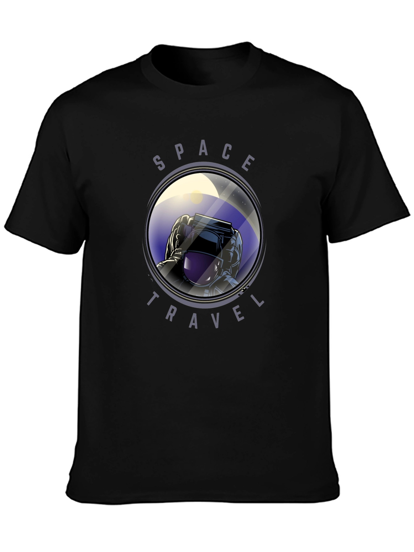 Space Travel Astronaut Graphic T-Shirt