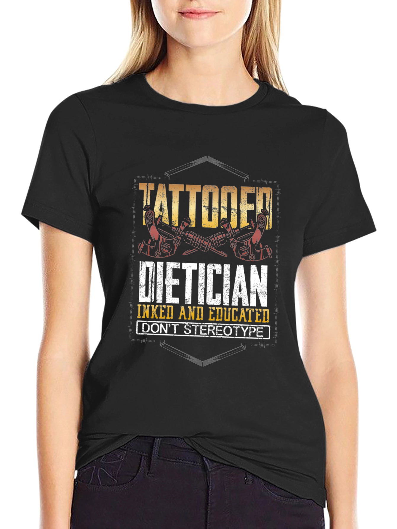 Tattooed Dietician T-Shirt - Inked and Educated