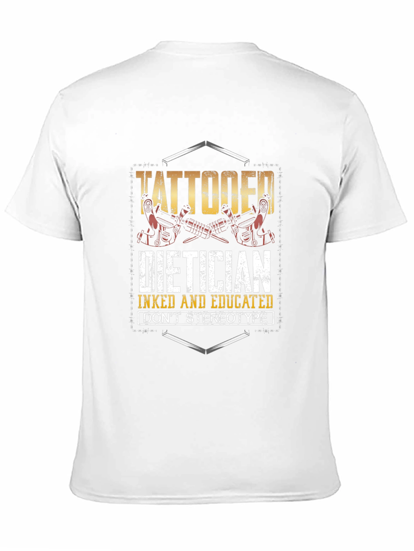 Tattooed Dietician T-Shirt - Inked and Educated