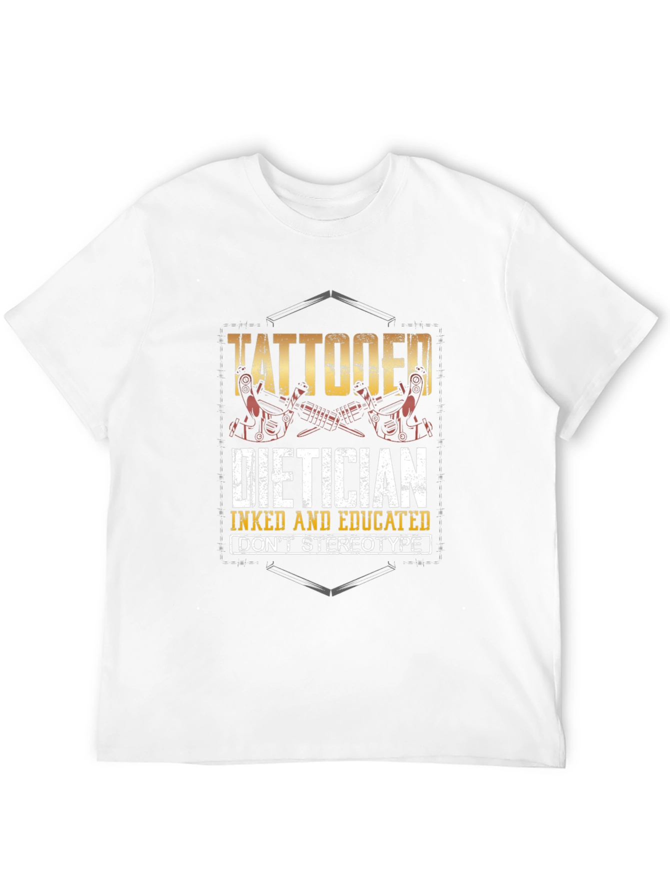 Tattooed Dietician T-Shirt - Inked and Educated