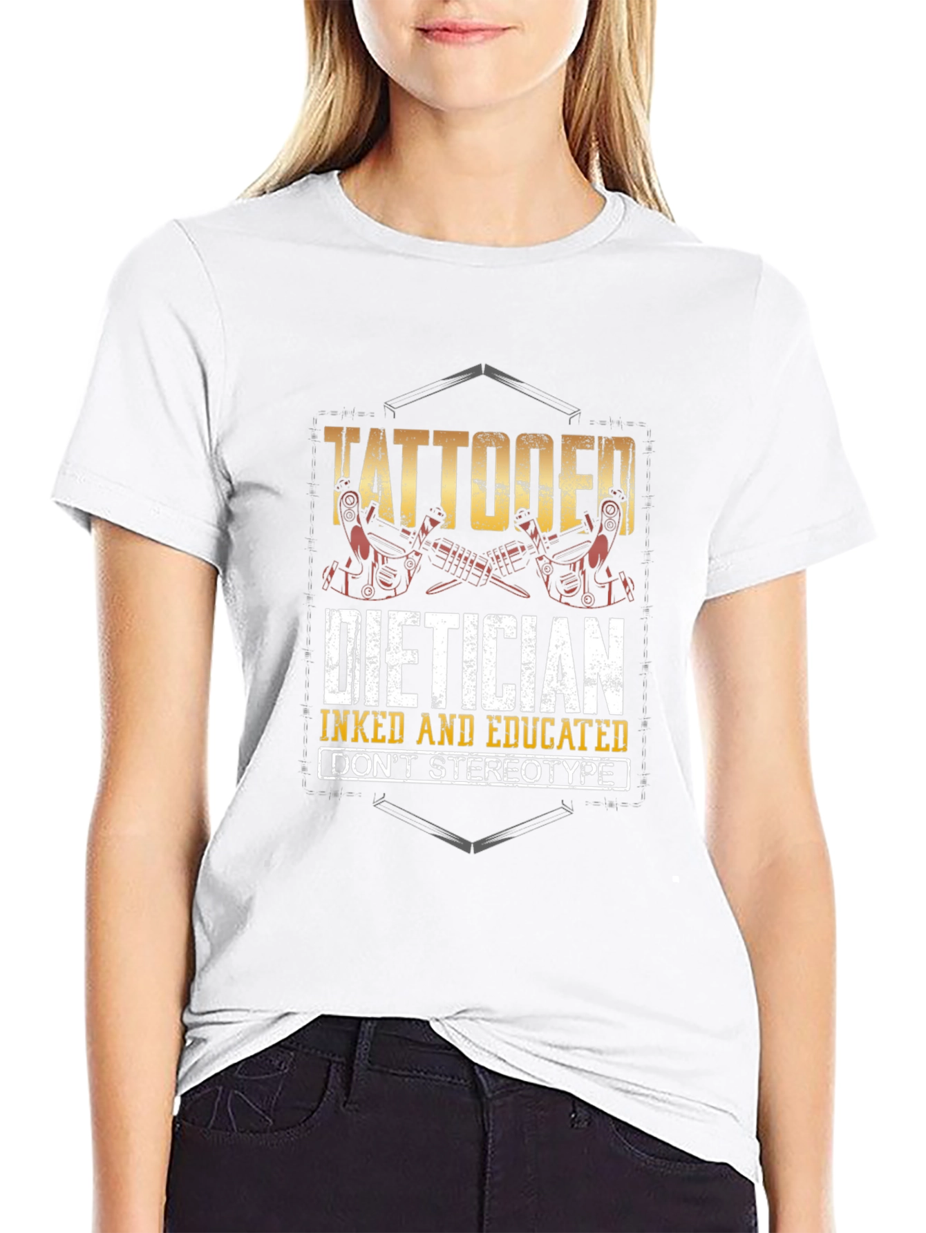 Tattooed Dietician T-Shirt - Inked and Educated